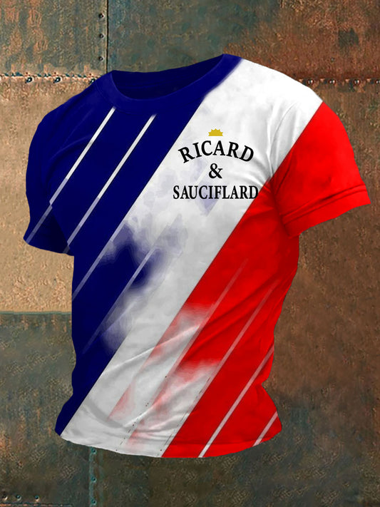 T-shirt à manches courtes Ricard Et Sauciflard Homme