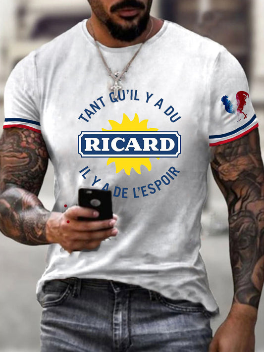 T-shirt à manches courtes Tant Qu'il Y A Du Ricard Homme