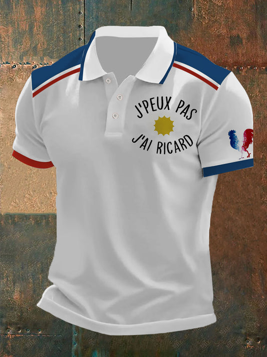 Polo à manches courtes J'pas J'ai Ricard Homme