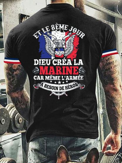 T-shirt manches courtes France pour homme