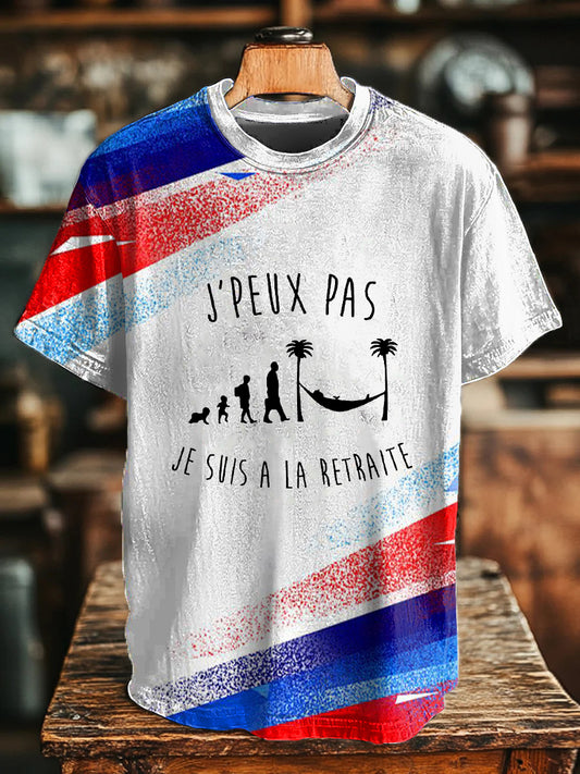 T-shirt à manches courtes J'Peux Pas Je Suis A La Retraite Homme