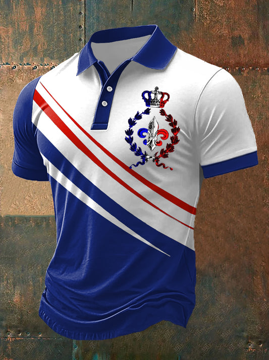 Polo à manches courtes The Fleur de Lys pour hommes