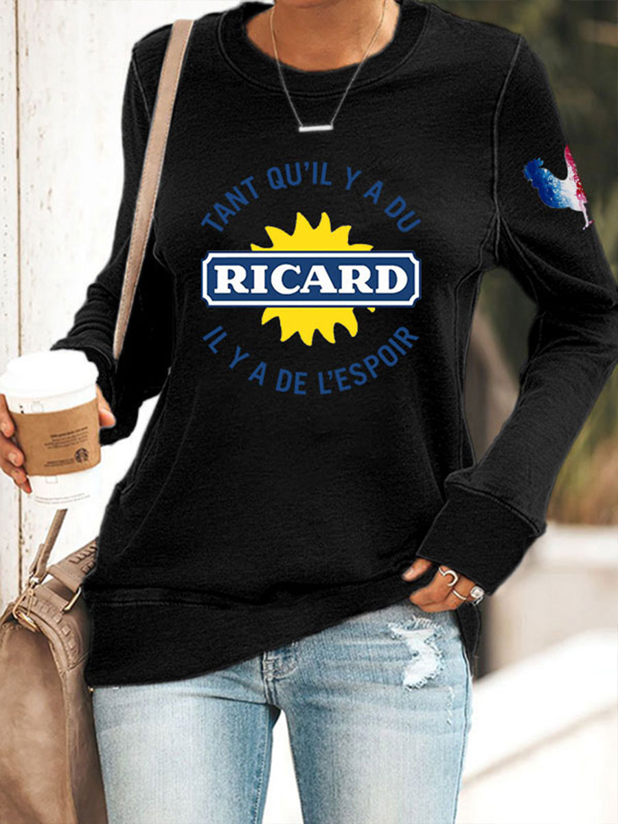 Chandail Tant Qu'il Y A Du Ricard Femme