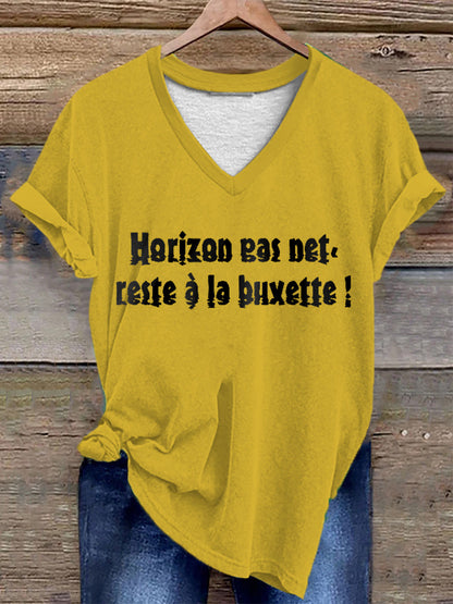T-shirt Horizon pas net reste à La buvette Femme