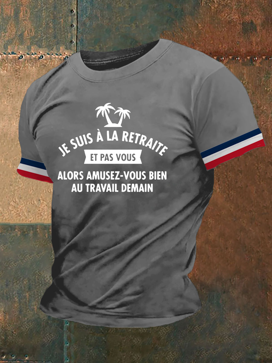 T-shirt à manches courtes Je Suis À La Retraite Homme