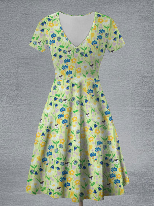 Robe à imprimé floral Midsummer pour femmes
