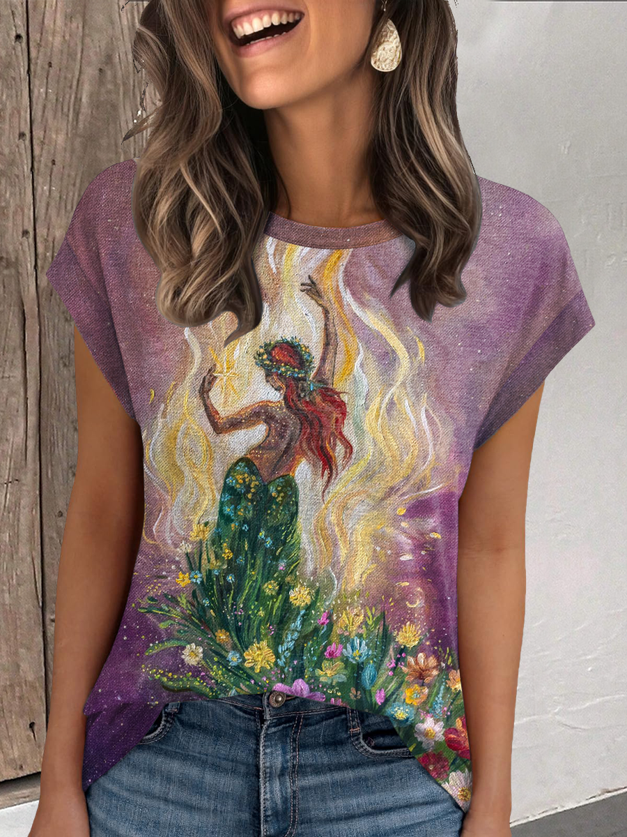 T-shirt imprimé Beldan Dance Femme