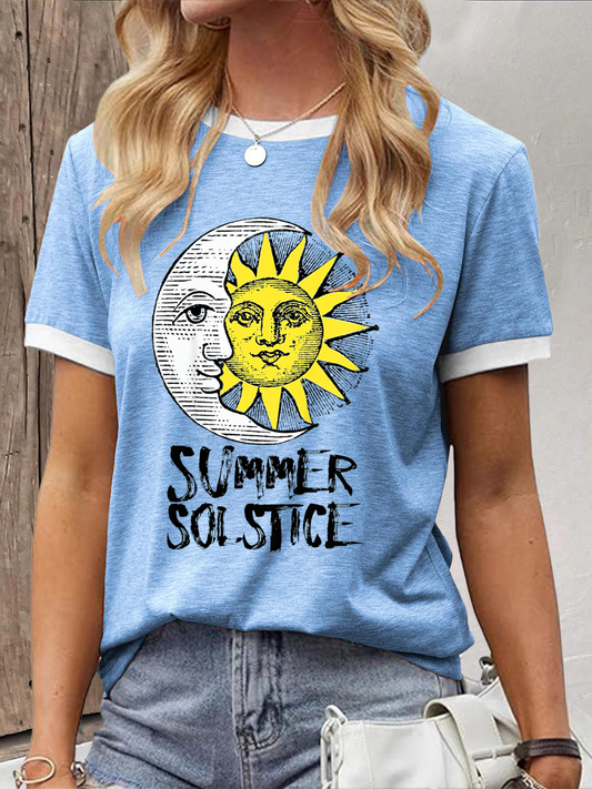 T-shirt solstice d'été pour femmes