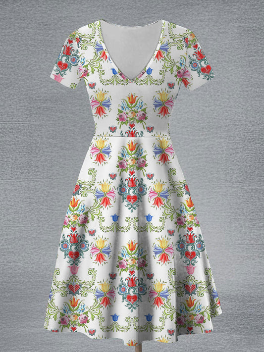 Robe à imprimé floral Midsummer pour femmes