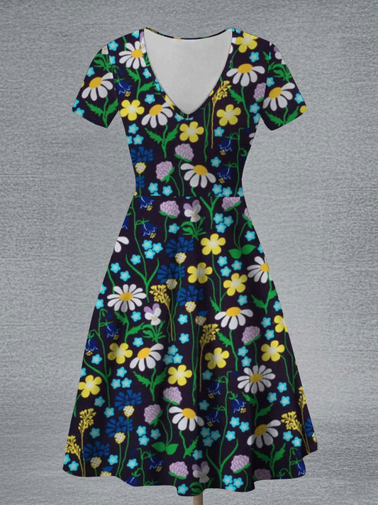 Robe à imprimé floral Midsummer pour femmes