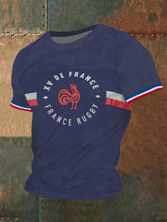 T-shirt manches courtes XV De France Homme Bleu Marine / S