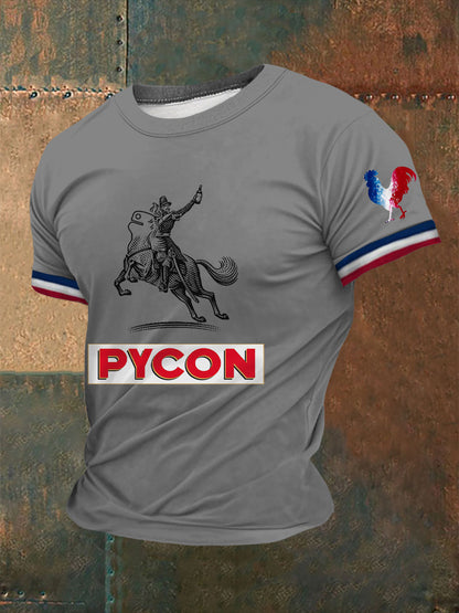 T-shirt à manches courtes Picon Alcohol Printed Homme Gris clair / S
