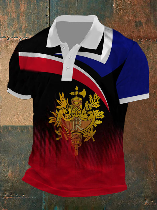 Polo à manches courtes France Homme comme image / S