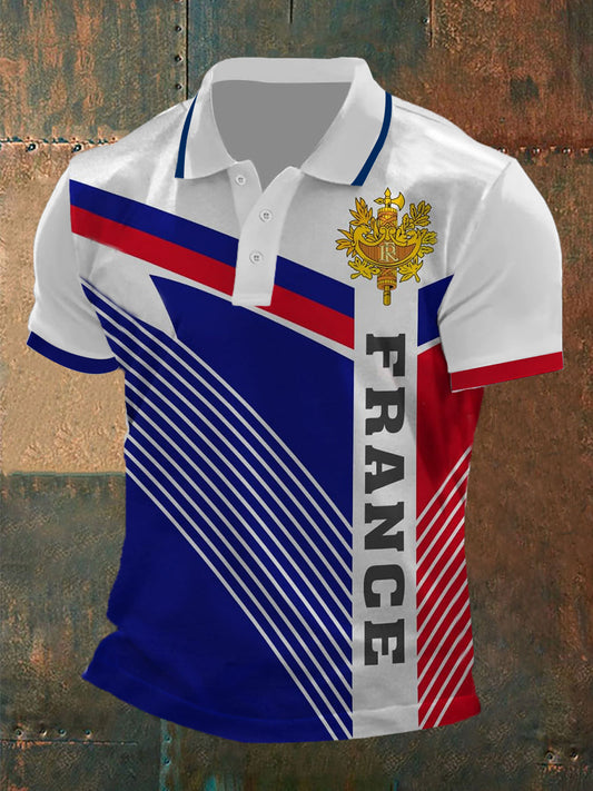 Polo à manches courtes France Homme comme image / S