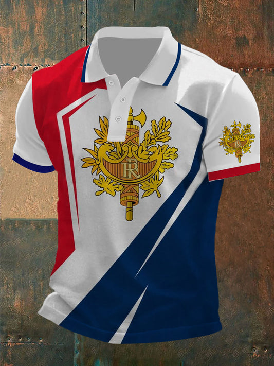 Polo à manches courtes France Homme comme image / S
