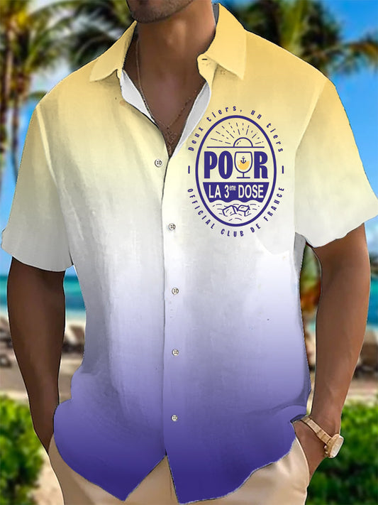 Chemise à manches courtes Alcohol Homme comme image / S