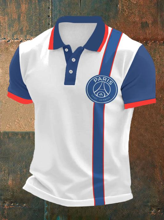 Haut de maillot de football rétro Paris Saint-Germain pour homme Blanc / S
