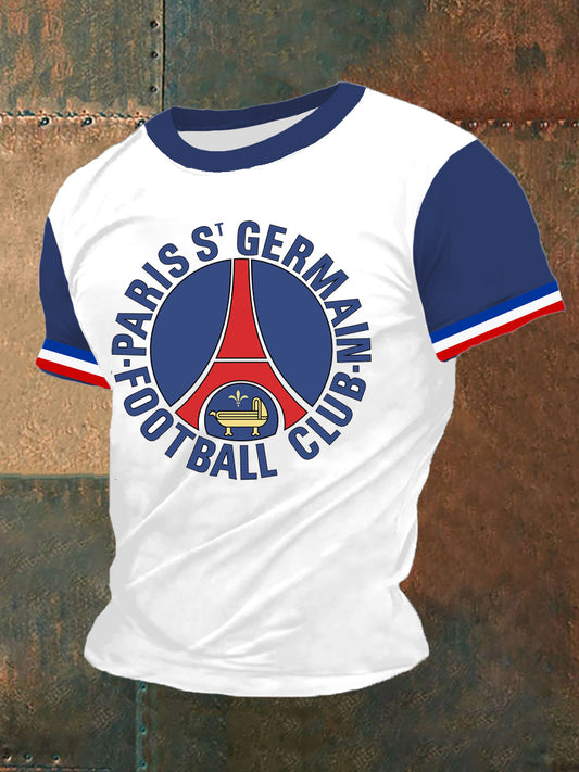 Haut de maillot de football rétro Paris Saint-Germain pour homme Blanc / S