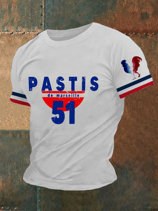 T-shirt à manches courtes Pastis 51 Homme Blanc / S