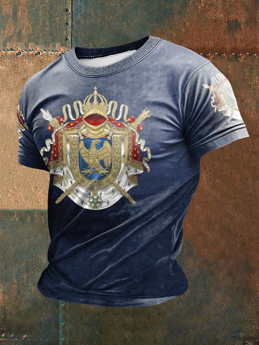 T-shirt imprimé à manches courtes Grande Armée Napoléon Homme comme image / S