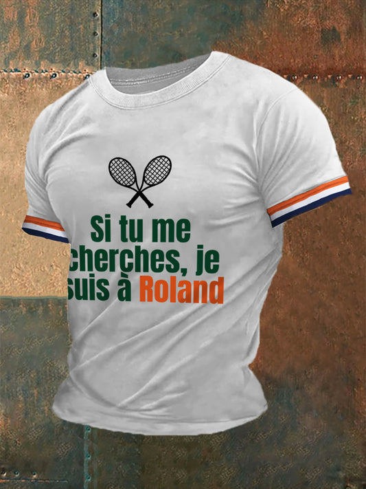 T-shirt à manches courtes French open 2025 Tennis Homme Blanc / S