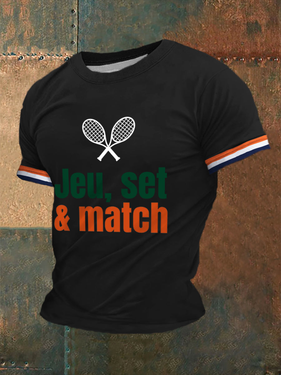 T-shirt à manches courtes French open 2025 Tennis Homme Noir / S