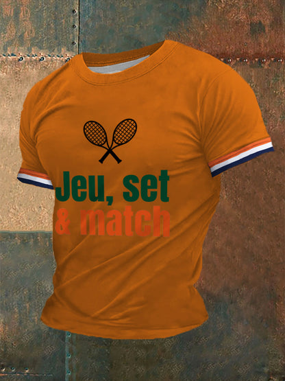 T-shirt à manches courtes French open 2025 Tennis Homme Orange / S