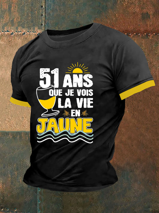 T-shirt à manches courtes 51 Ans De Pastis Homme Noir / S