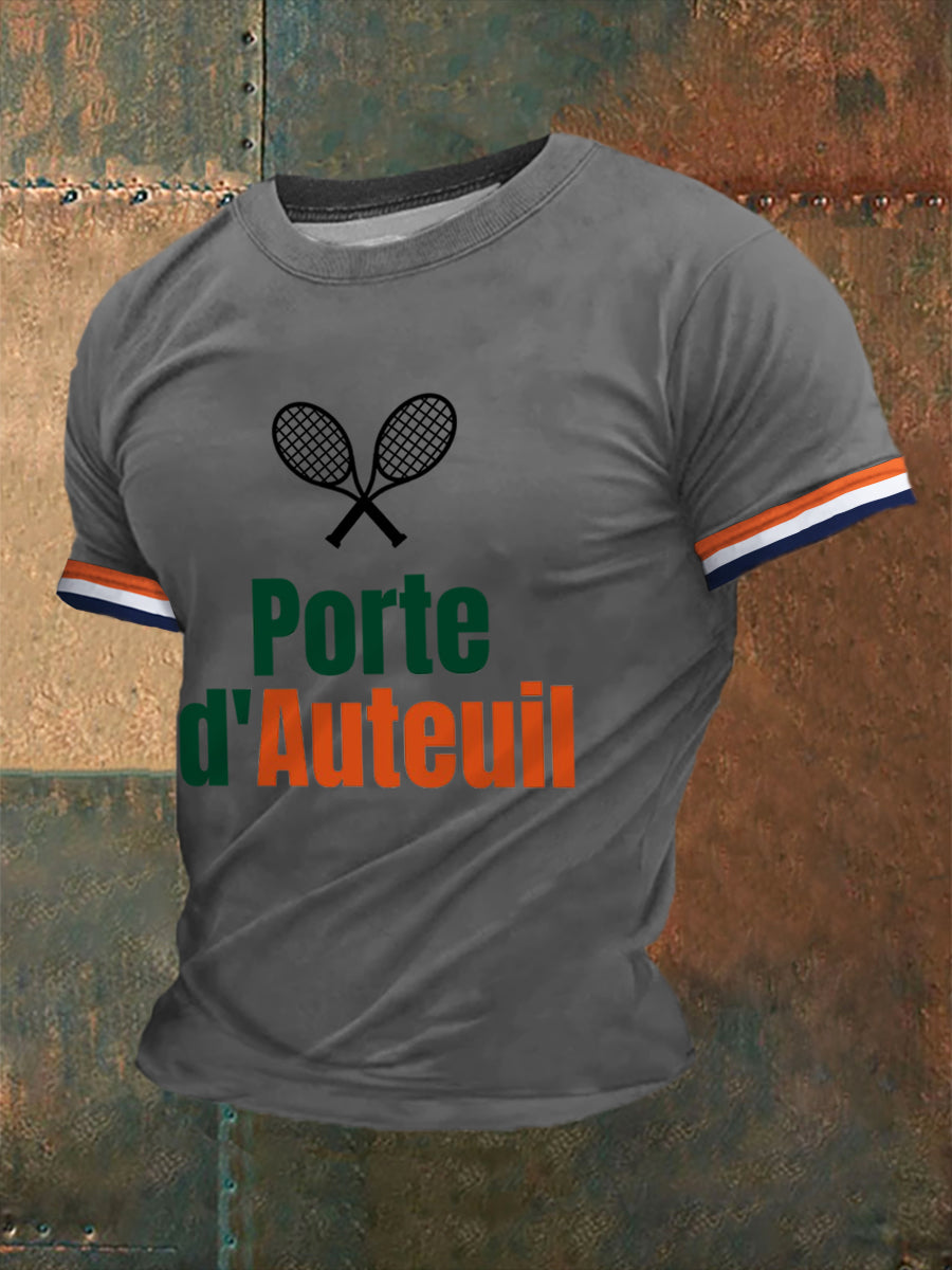 T-shirt à manches courtes French open 2025 Tennis Homme Gris / S