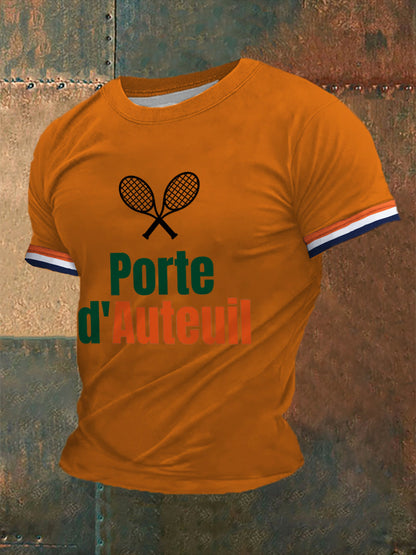 T-shirt à manches courtes French open 2025 Tennis Homme Orange / S