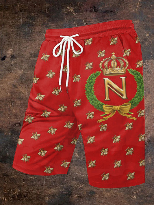 Short Napoléon Print pour homme Rouge / S