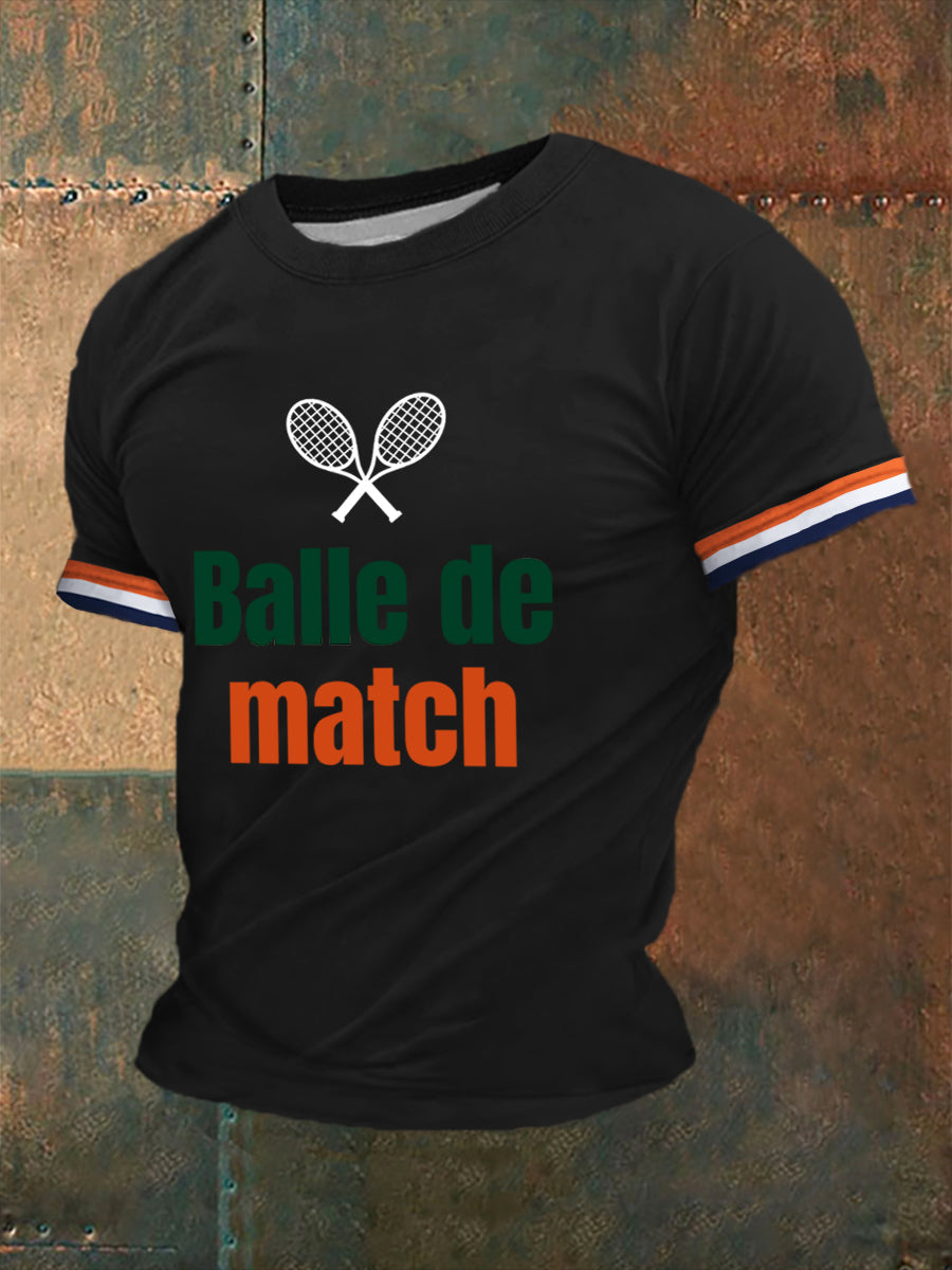 T-shirt à manches courtes French open 2025 Tennis Homme Noir / S
