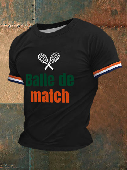 T-shirt à manches courtes French open 2025 Tennis Homme Noir / S