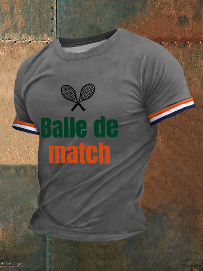 T-shirt à manches courtes French open 2025 Tennis Homme Gris / S