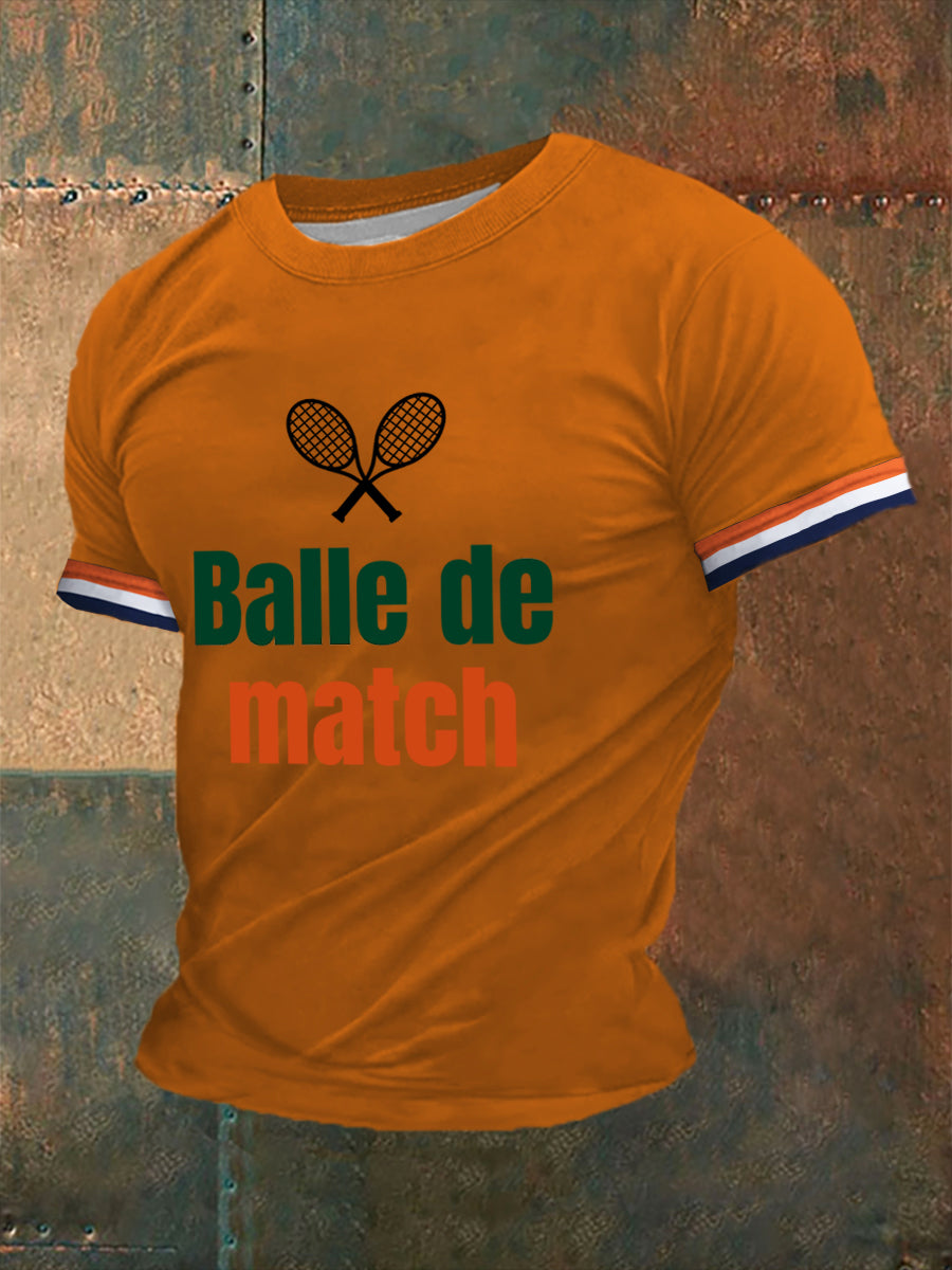 T-shirt à manches courtes French open 2025 Tennis Homme Orange / S