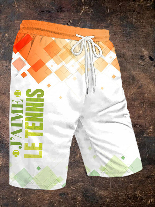 Short de tennis imprimé Roland Garros Homme comme image / S
