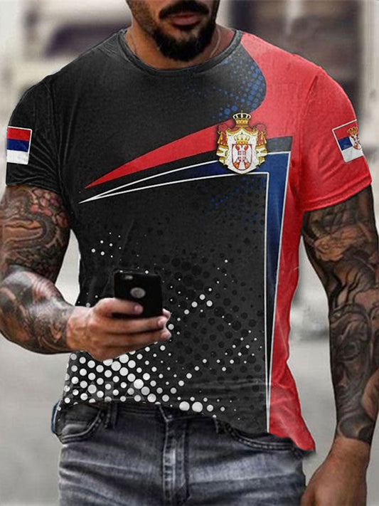 T-shirt imprimé France pour homme comme image / S