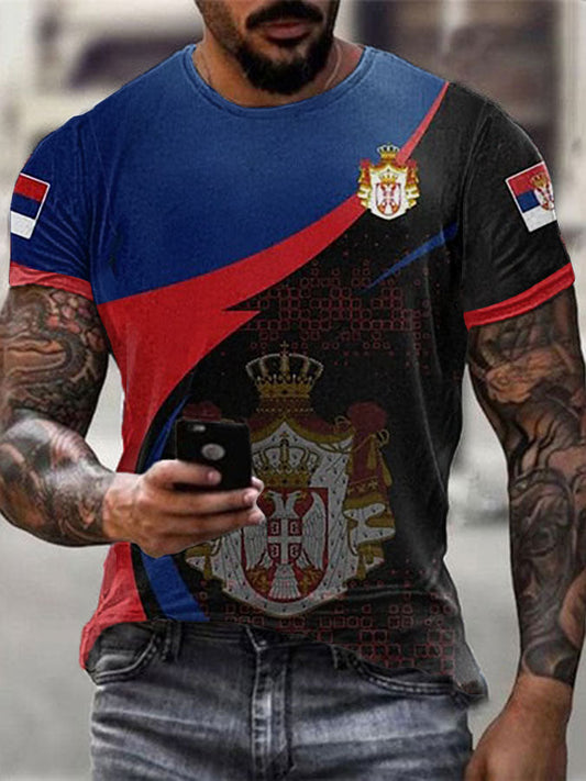 T-shirt imprimé France pour homme comme image / S