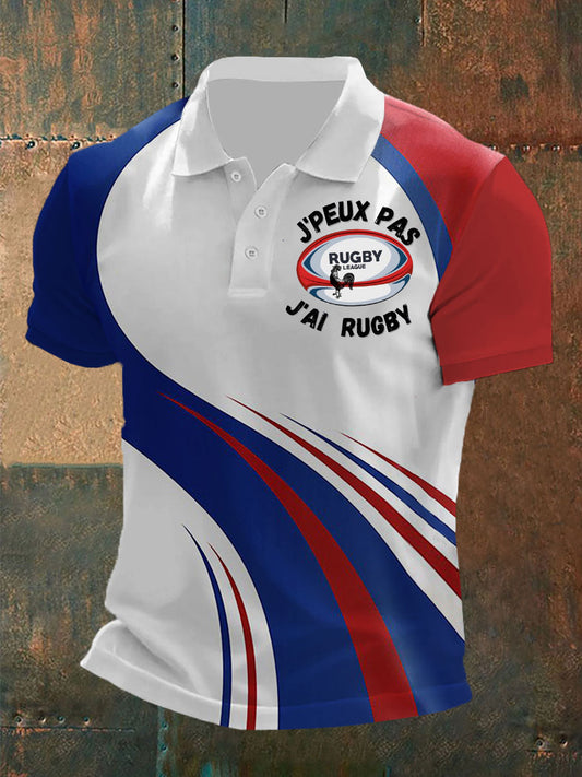 Chemise à manches courtes J’Peux Pas J’Ai Rugby Homme comme image / S
