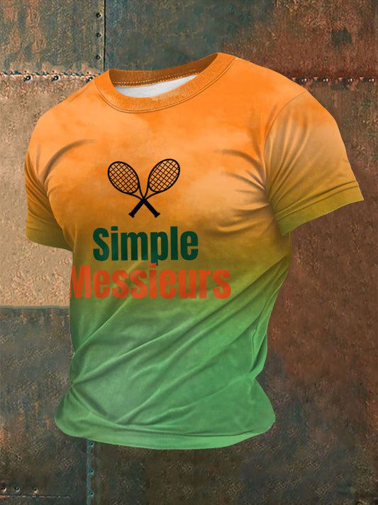 T-shirt Roland Garros Tennis Imprimé Homme comme image / S
