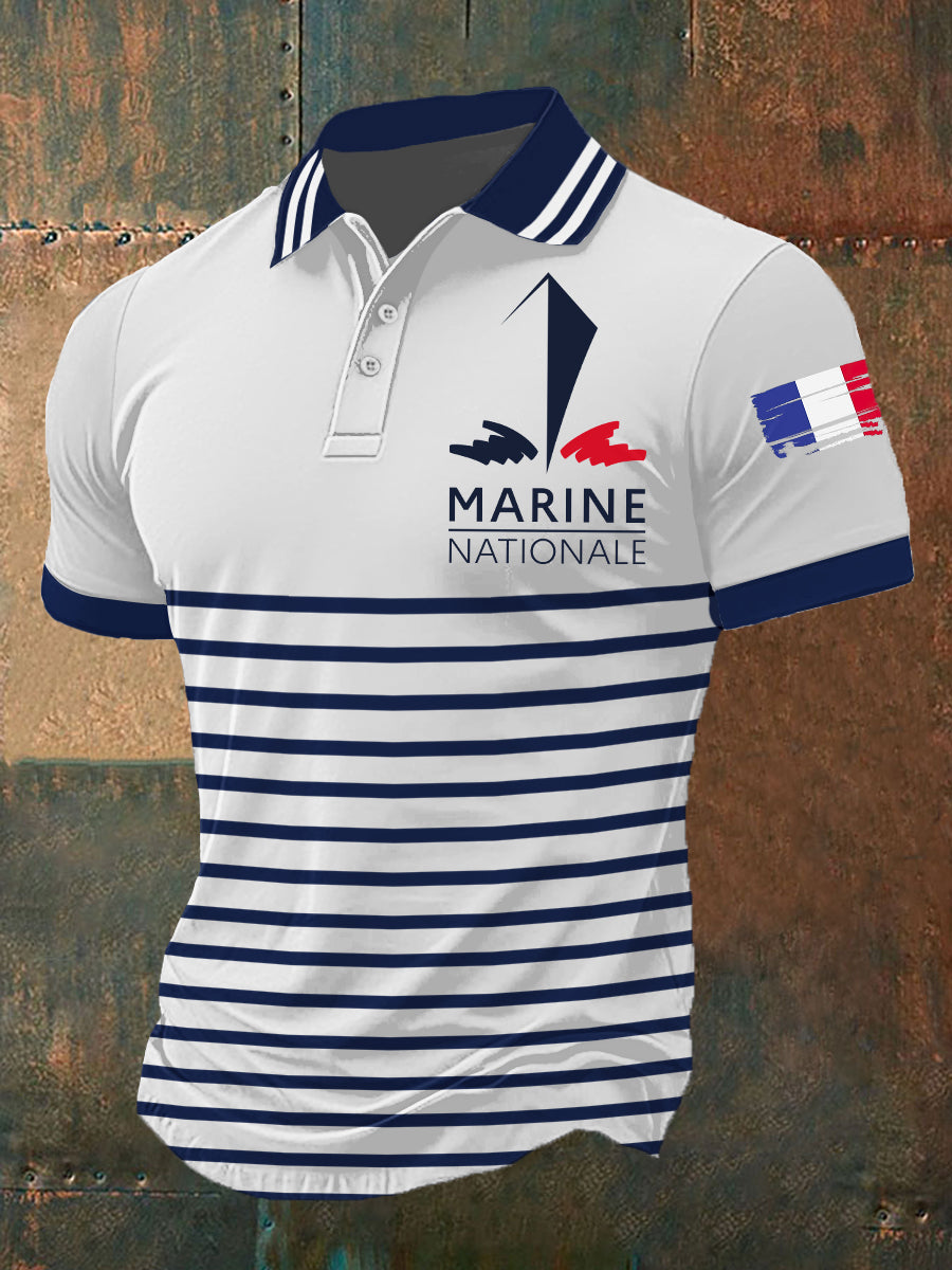 T-shirt à manches courtes Marine Nationale Homme