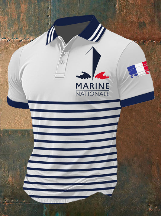 T-shirt à manches courtes Marine Nationale Homme