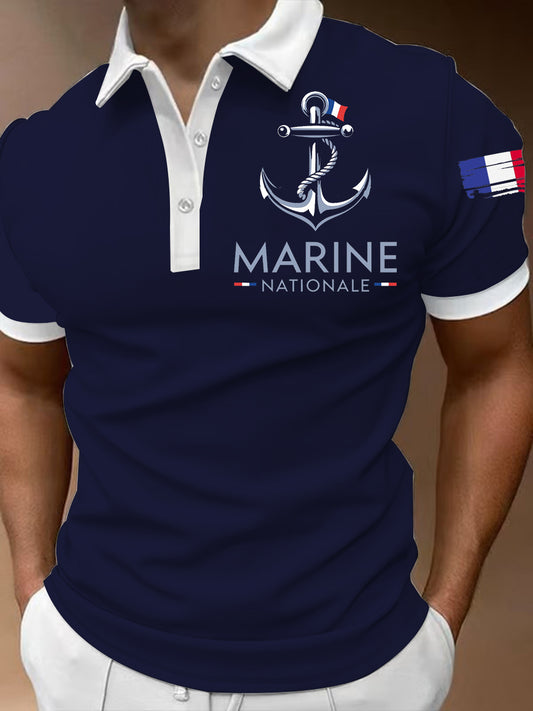 T-shirt à manches courtes Marine Nationale Homme