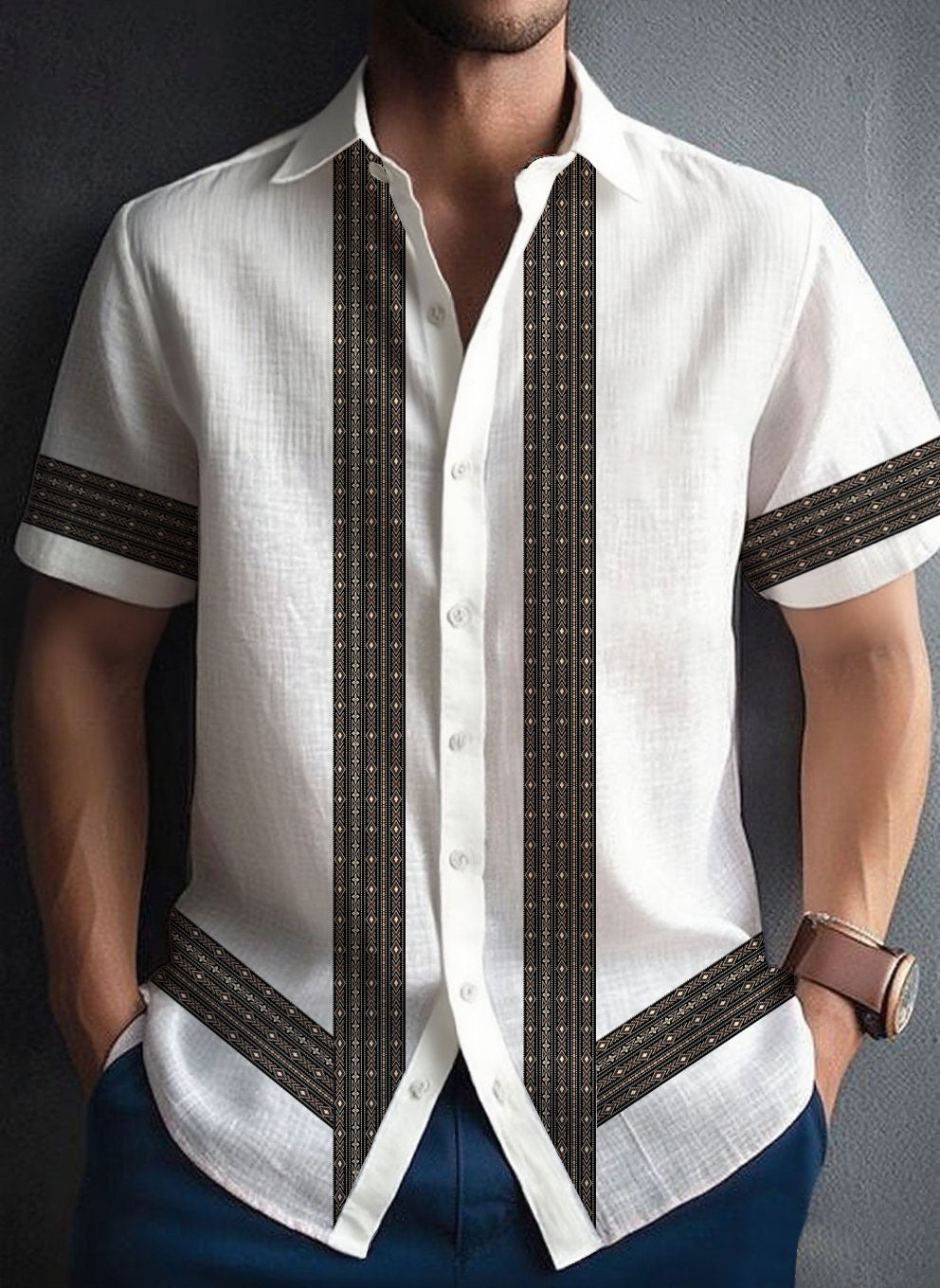 Chemise décontractée pour hommes