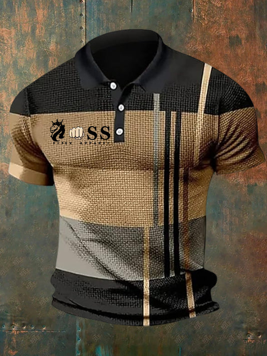 Modèle rétro business style de villégiature casual tops pour hommes