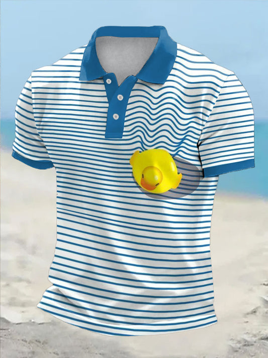 Drôle de style de vacances pour hommes Imprimé Casual Tops