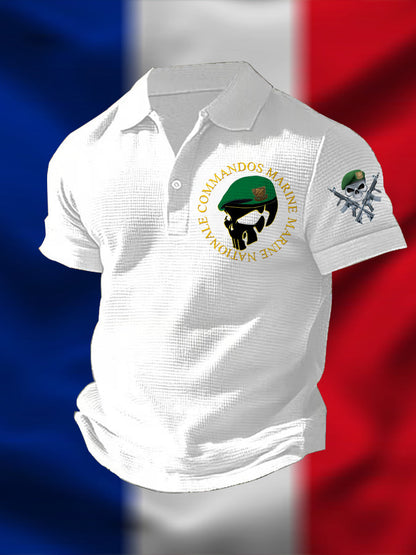 T-shirt à manches courtes Commandos Marine Homme