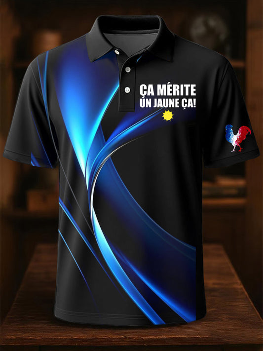 Polo à manches courtes imprimé Ricard Homme