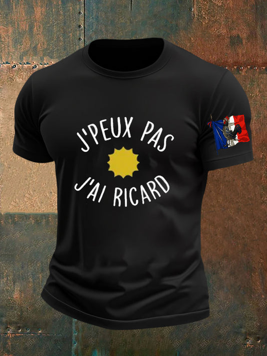 T-shirt imprimé à manches courtes Ricard Homme