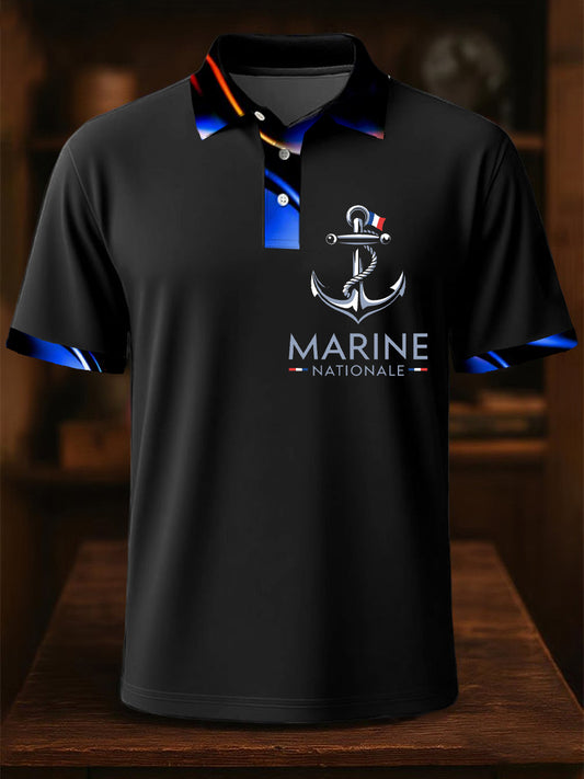 Polo à manches courtes imprimé Ricard Homme